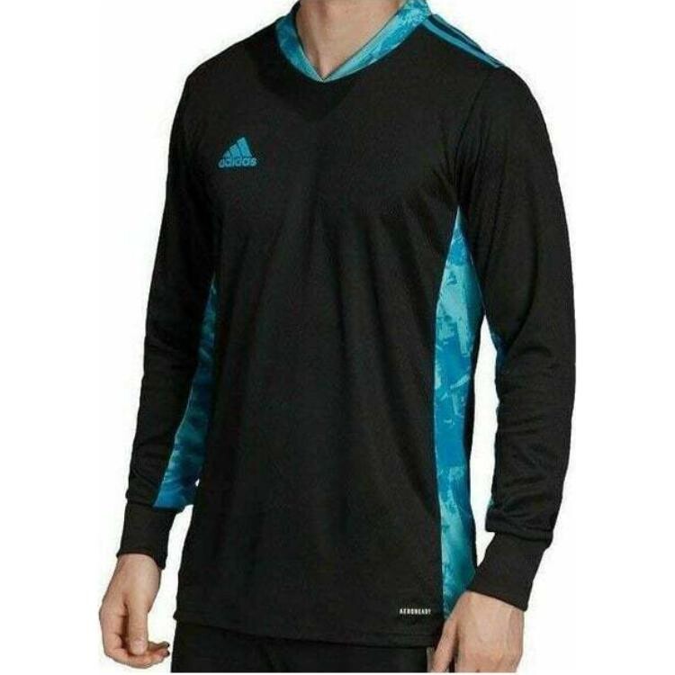 Футболка мужская синяя с черными надписями Adidas, синий — фото 3