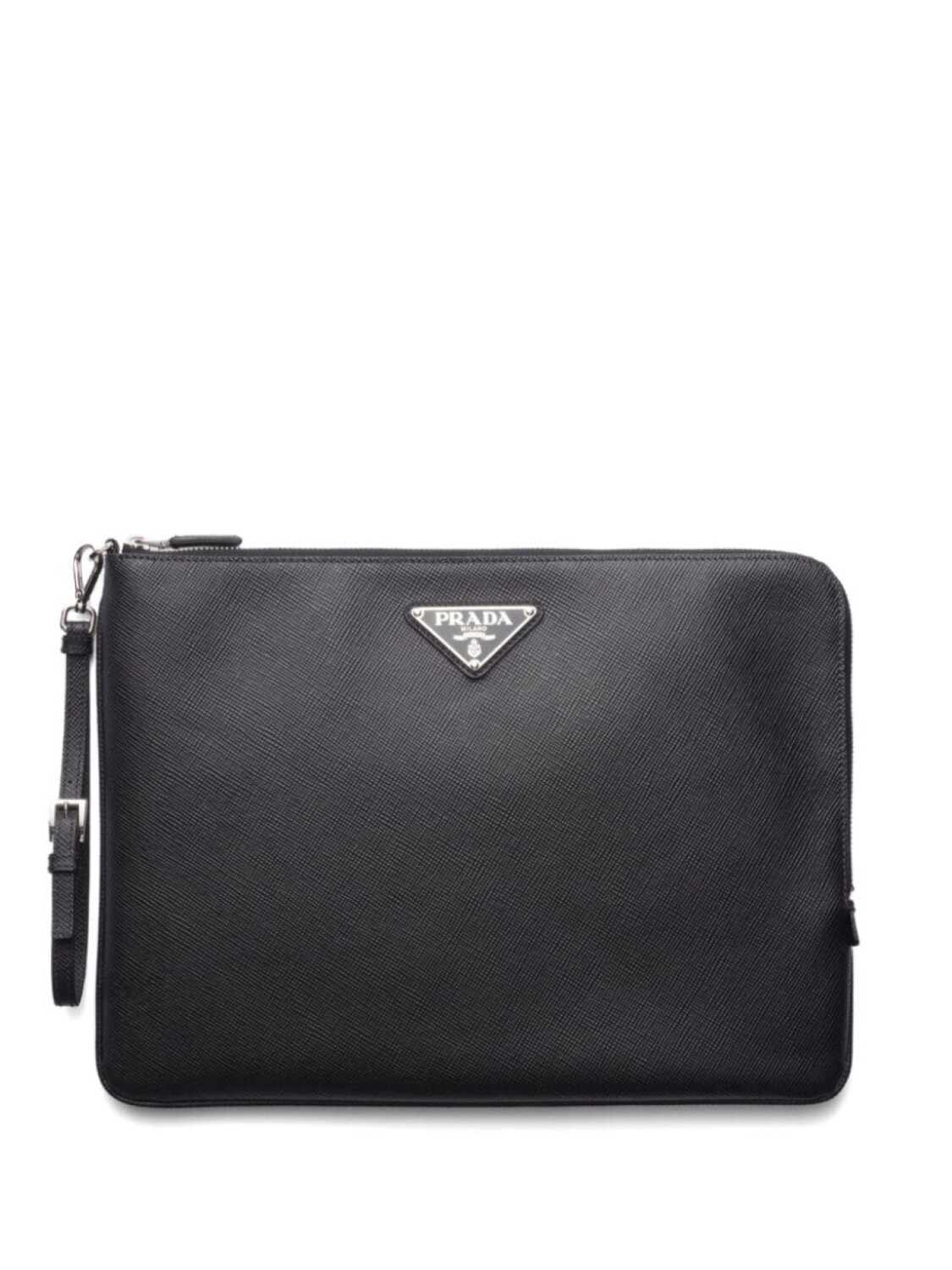 

Prada клатч с логотипом, черный