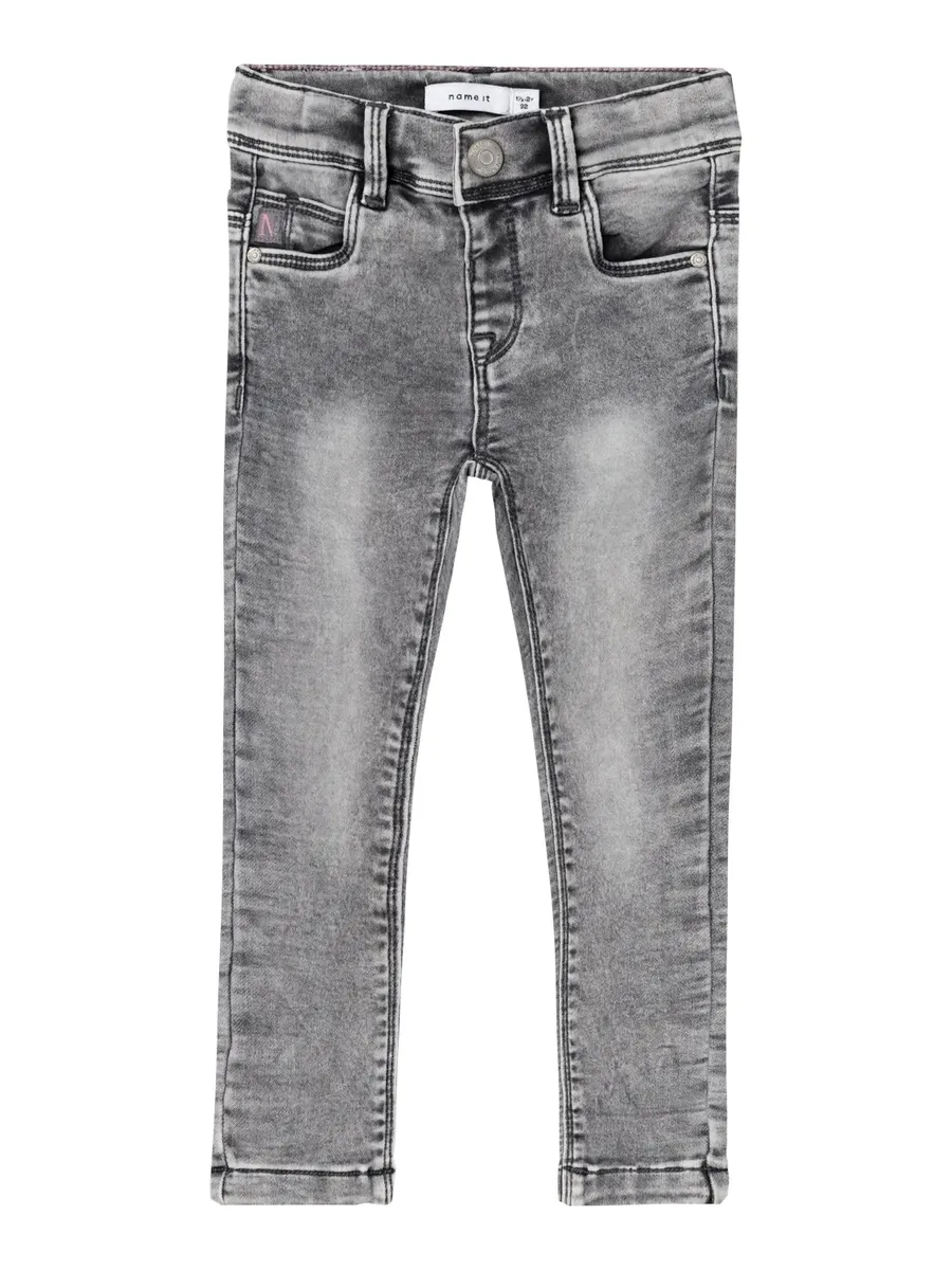 

Name It Джинсы скинни "NMFPOLLY SKINNY JEANS 1842-TH NOOS", серый