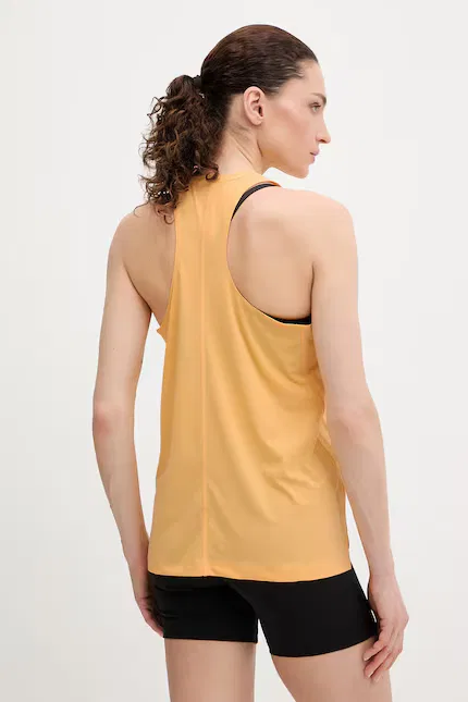 Топ для бега с длинным рукавом Adidas Performance, желтый — фото 3