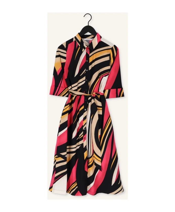 

Платье миди с крупными завитками Summum Woman, мультиколор