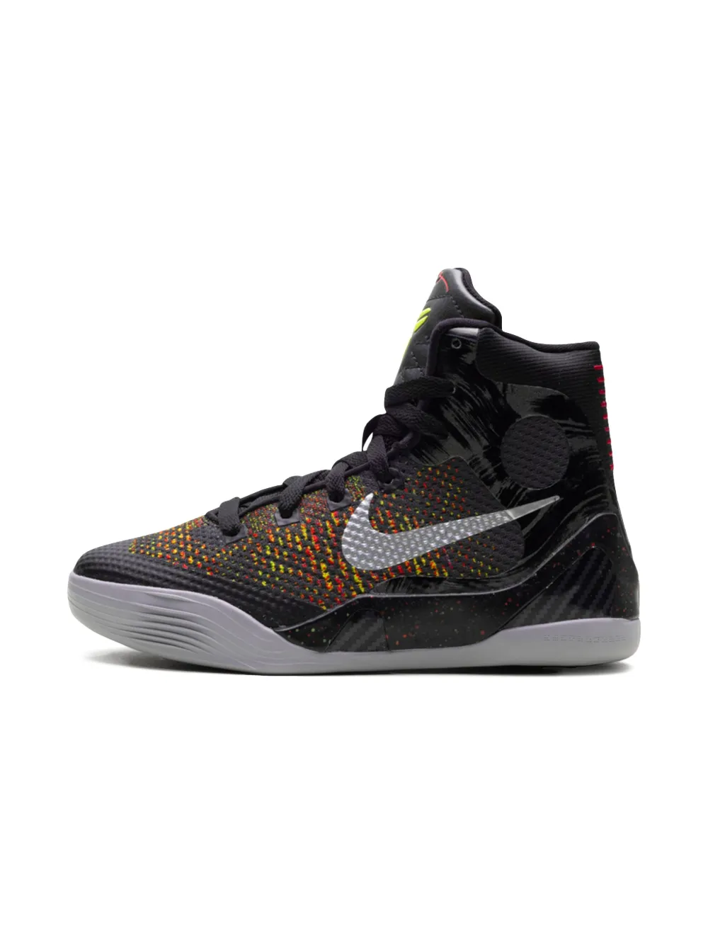 Кроссовки Kobe 9 Elite Protro Masterpiece - Black/Metallic Silver/Bright Crimson/Volt Nike Kids, черный — фото 4