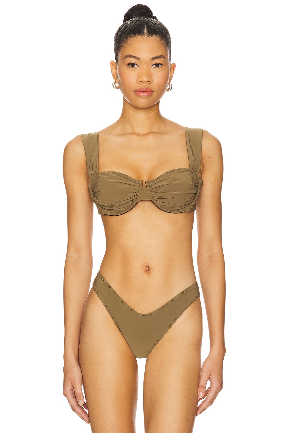 

Верх бикини Bella Montce Swim, khaki