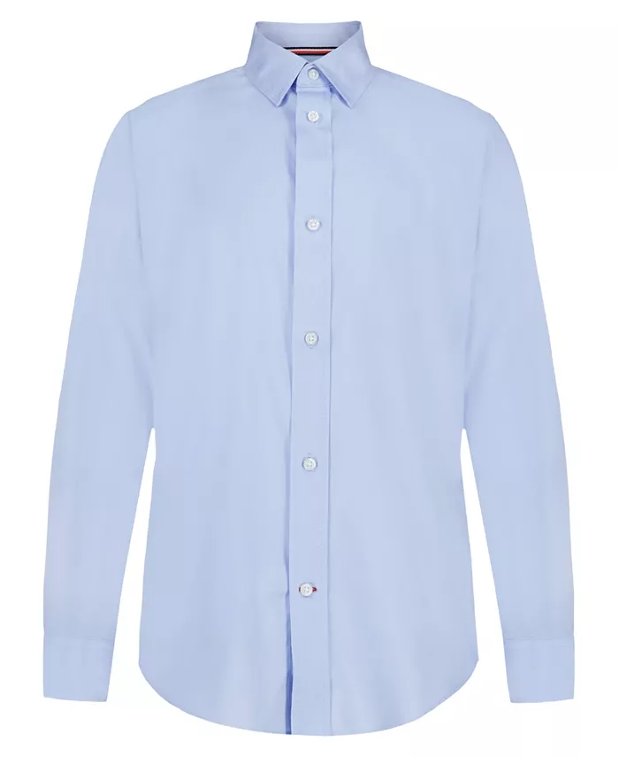 

Футболка с длинным рукавом для мальчиков Stretch Solid Twill Tommy Hilfiger, синий