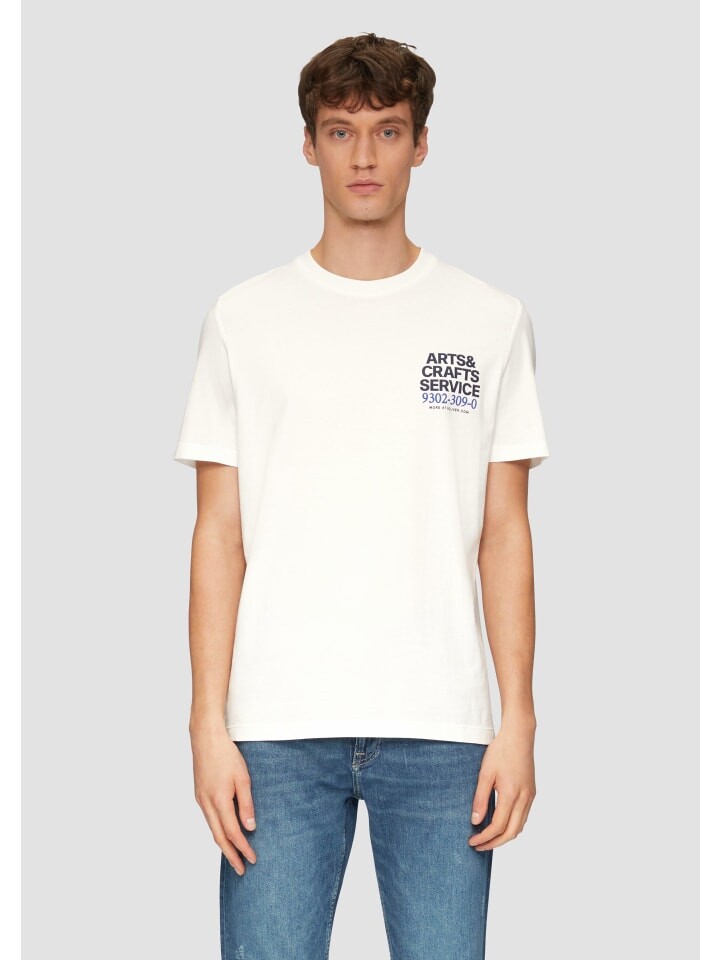 

Футболка s.Oliver T-Shirt kurzarm, белый