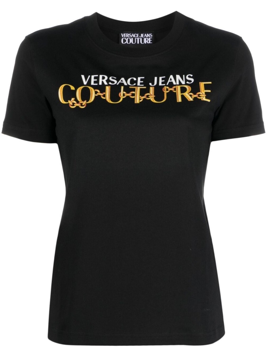 

Футболка с принтом Logo Couture Versace Jeans Couture, черный