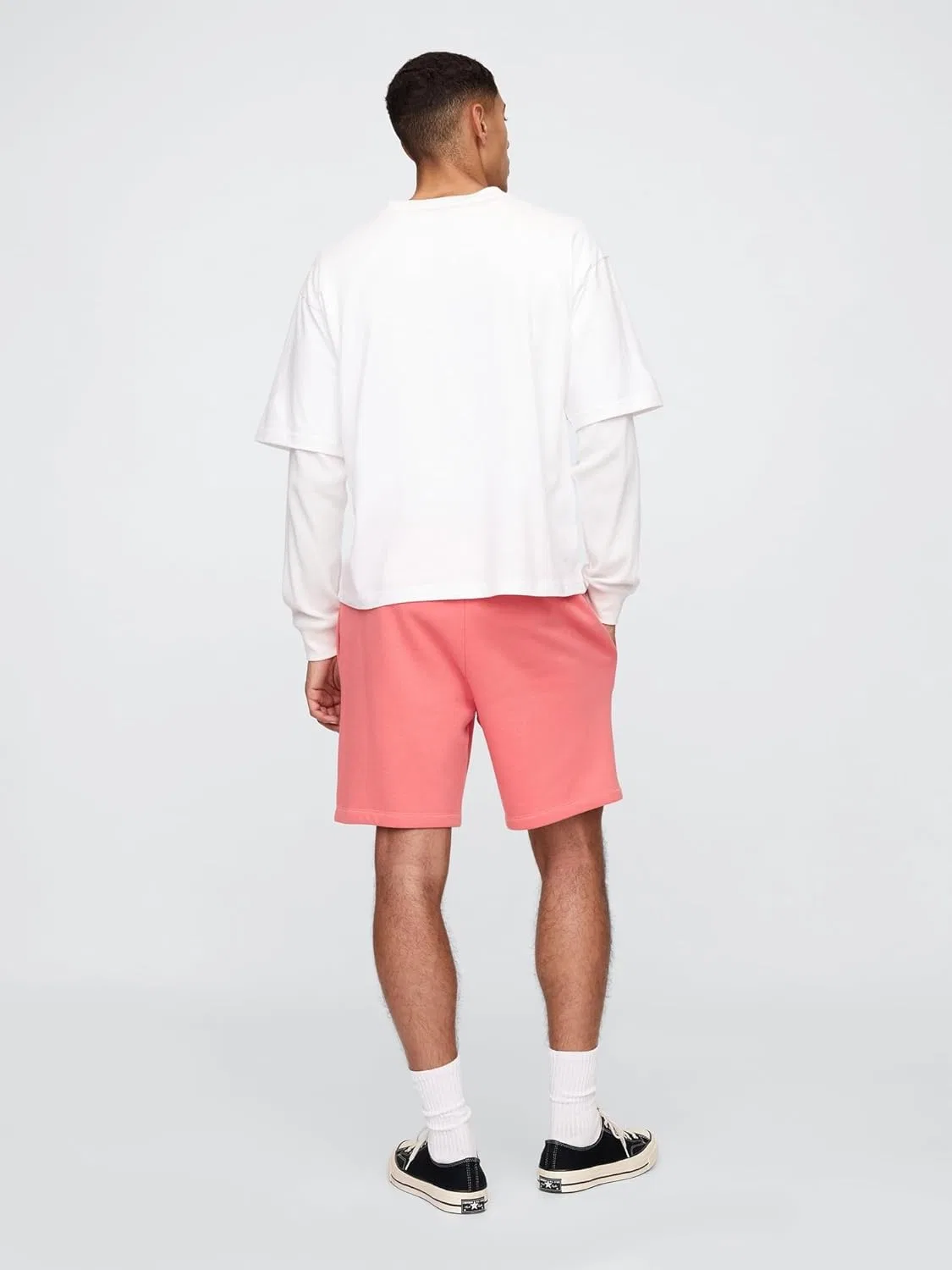 Мужские шорты Gap Heritage Logo, Watermelon Ice — фото 3