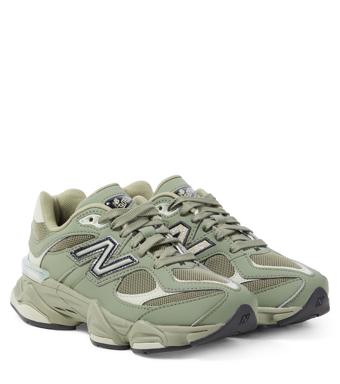 

Кроссовки из искусственной кожи 9060 Junior New Balance Kids, Dark Olivine