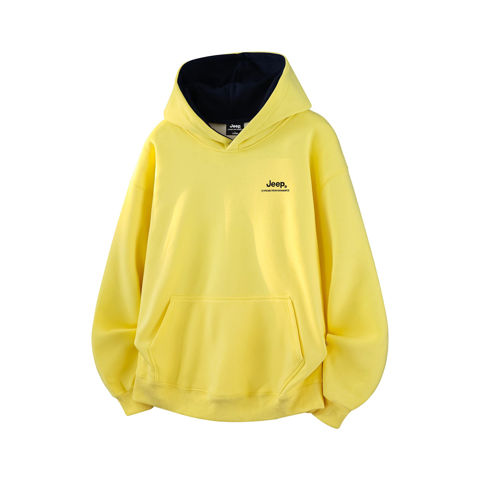 

Толстовка Unisex Hooded Thickened Heavyweight Jeep, желтый & темно-синий[fleece-lined]