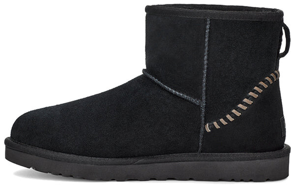 Зимние ботинки мужские Ugg замшевые, черный — фото 2