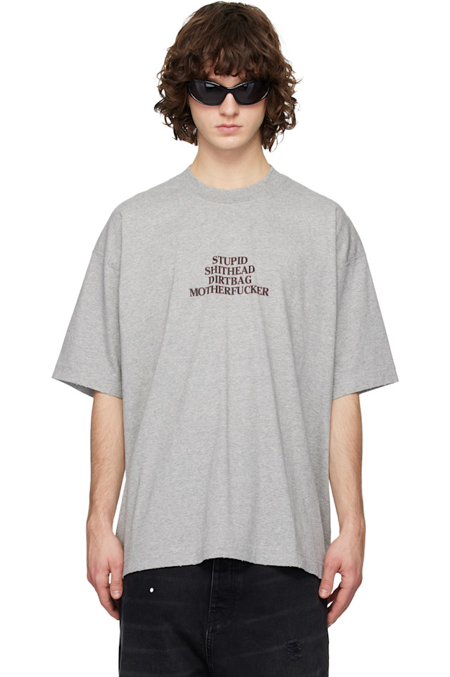 

Vetements Серая футболка mf