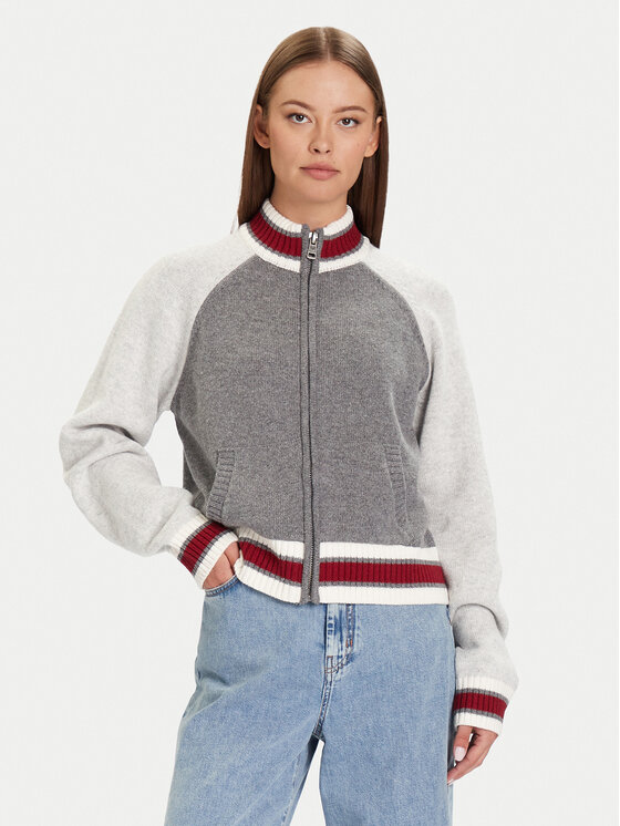 

Кардиган relaxed fit W5BR12 Z0561 Guess Jeans, серый