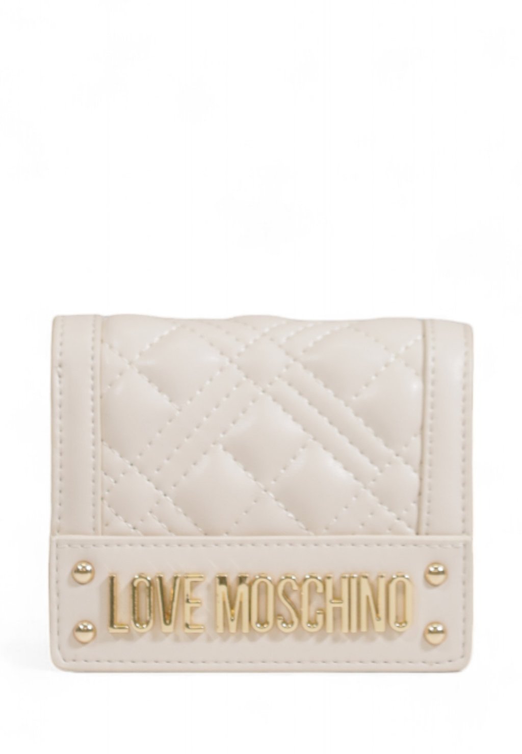 

Кошелек QUILTED Love Moschino, бежевый