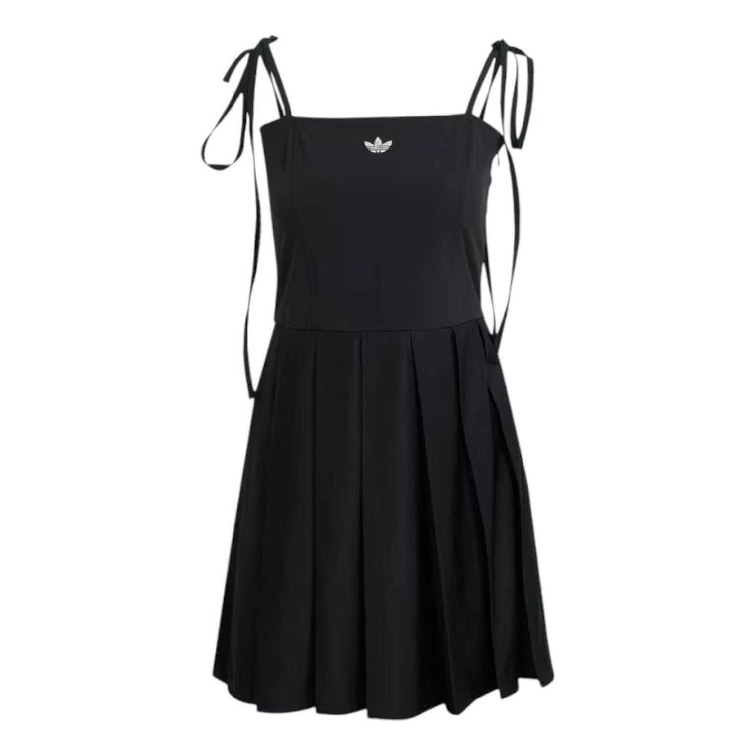 

(WMNS) Мини-платье Adidas Ribbon Pleated Mini Dress 'Black'