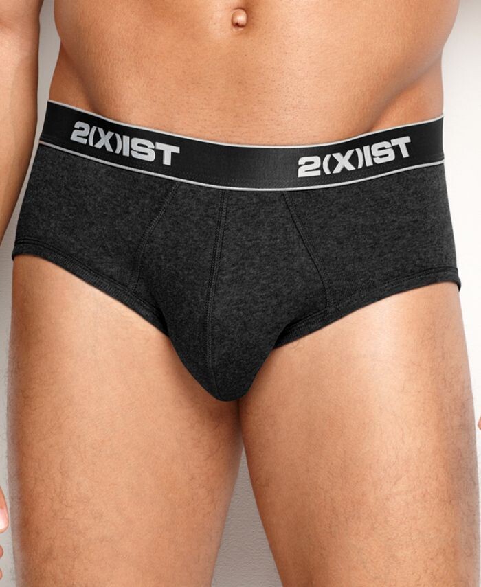 

Мужское нижнее белье, комплект трусов Essentials Contour Pouch, 3 шт. 2(x)ist, цвет Black/char