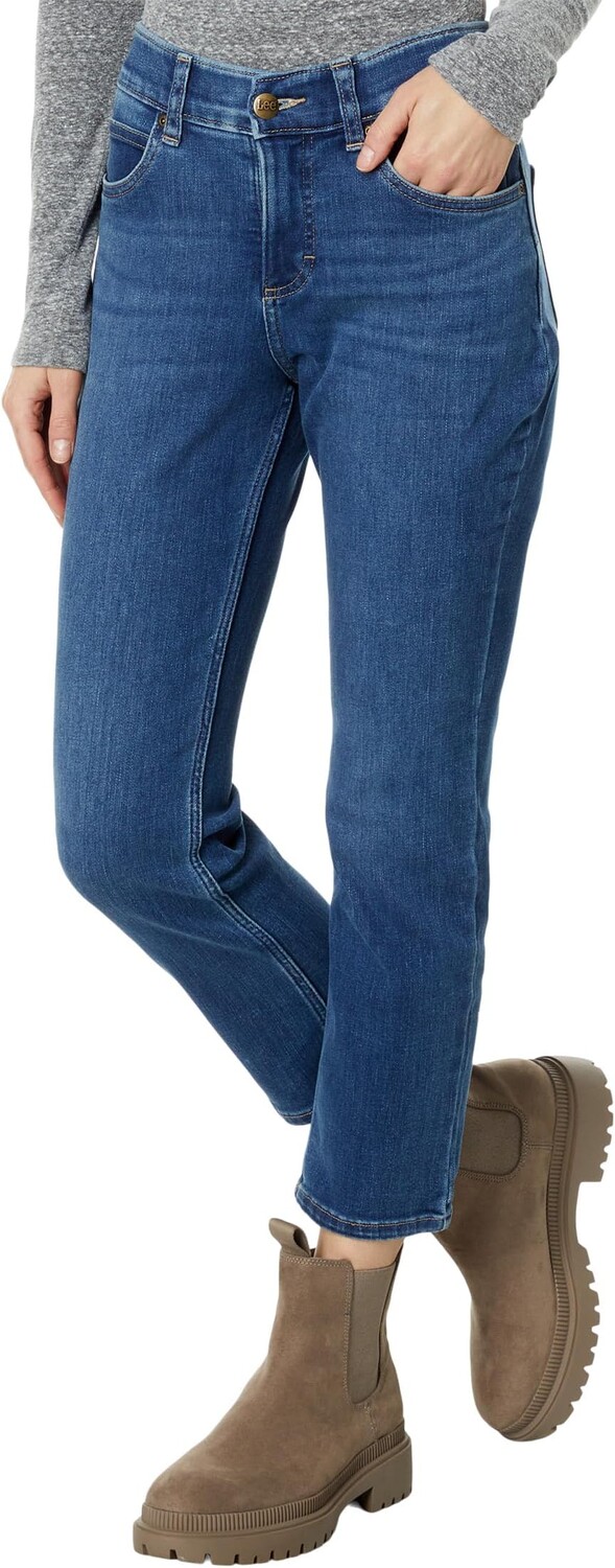 

Джинсы Petite Flex Motion Straight Jeans Lee, цвет Cobalt Sheen