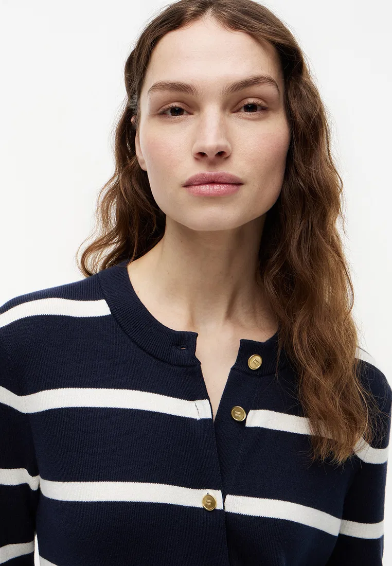 Кардиган, хлопок, круглый вырез, TH Mainline Tommy Hilfiger — фото 3