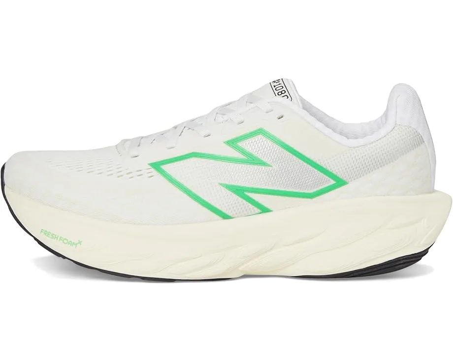 Кроссовки New Balance Fresh Foam X 1080v14, Nb 103 White/Lime Leaf/AngoraSee All 16 — фото 4