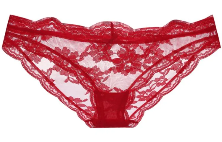 Victoria's Secret Женские трусы 1 шт ярко-красные