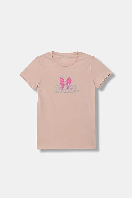 Футболка с коротким рукавом Guess, бежевый