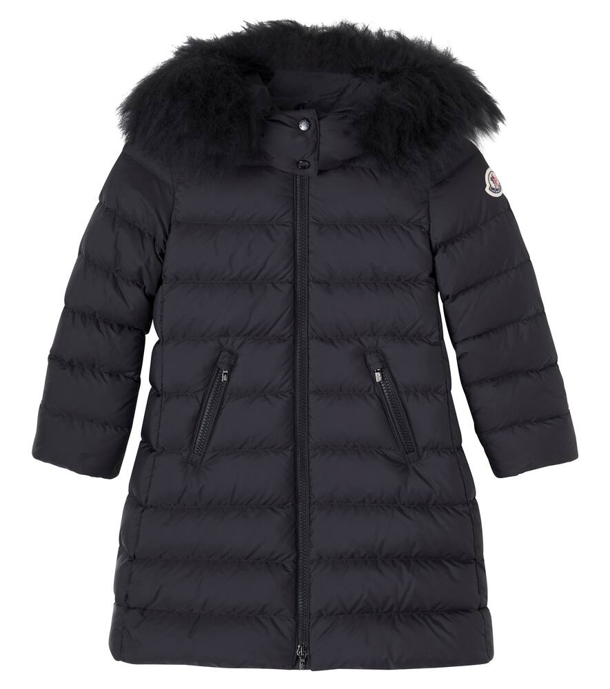 

Пальто Abelle с отделкой из овчины Moncler Enfant, Black