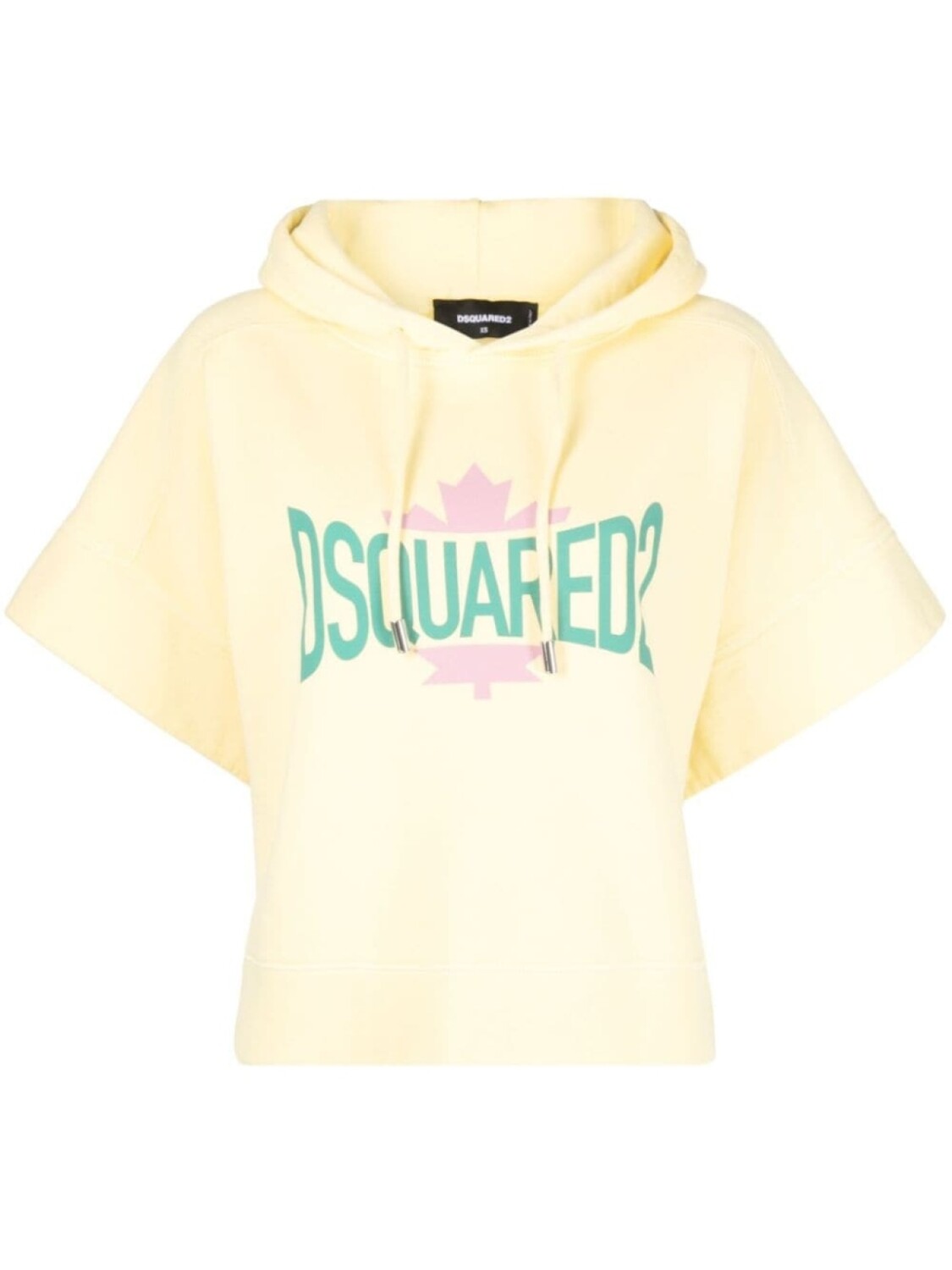 

Dsquared2 худи с короткими рукавами и логотипом, желтый