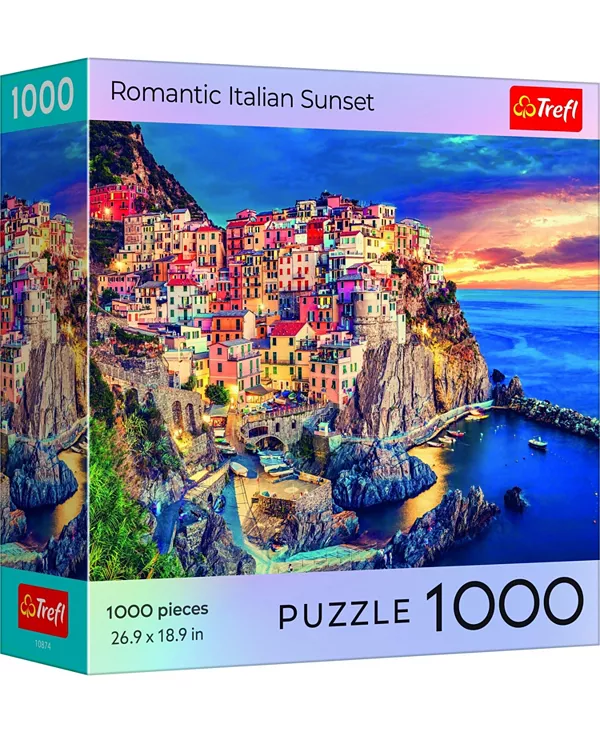 

Красный пазл из 1000 деталей — романтический итальянский закат Trefl, multi-color
