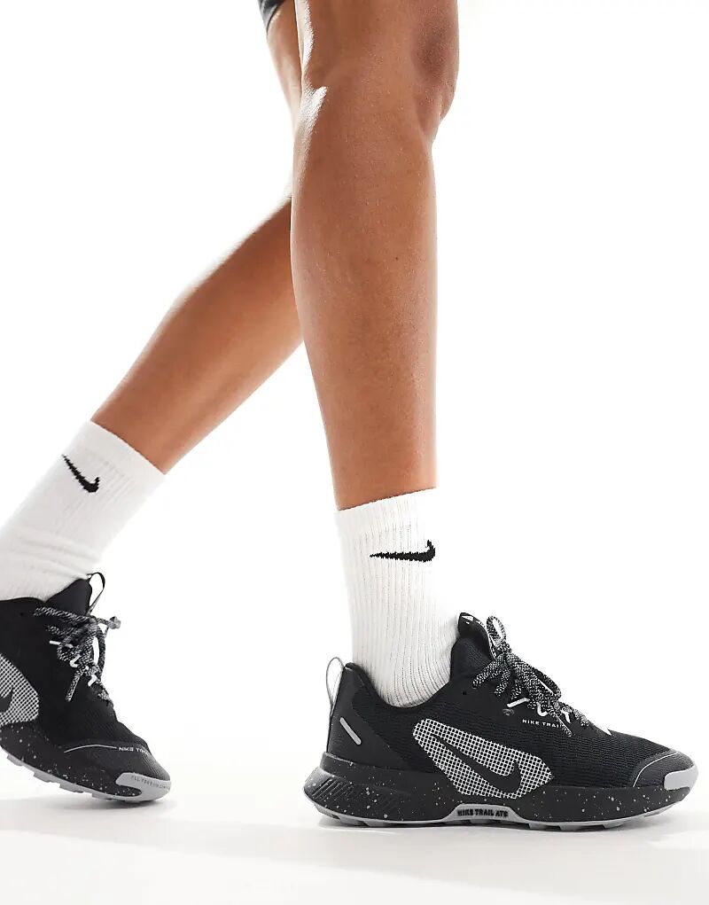Кроссовки Juniper Trail 3 в тройном черном цвете Nike Running