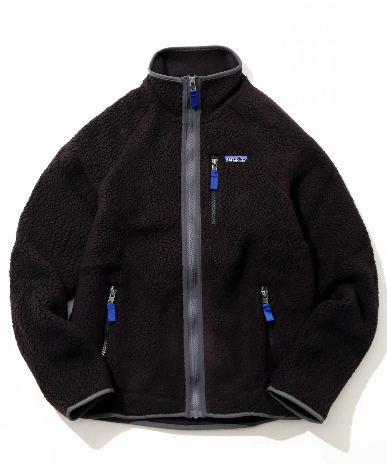 Флисовая куртка Patagonia Retro Pile Jacket, переработанный полиэстер, чёрный