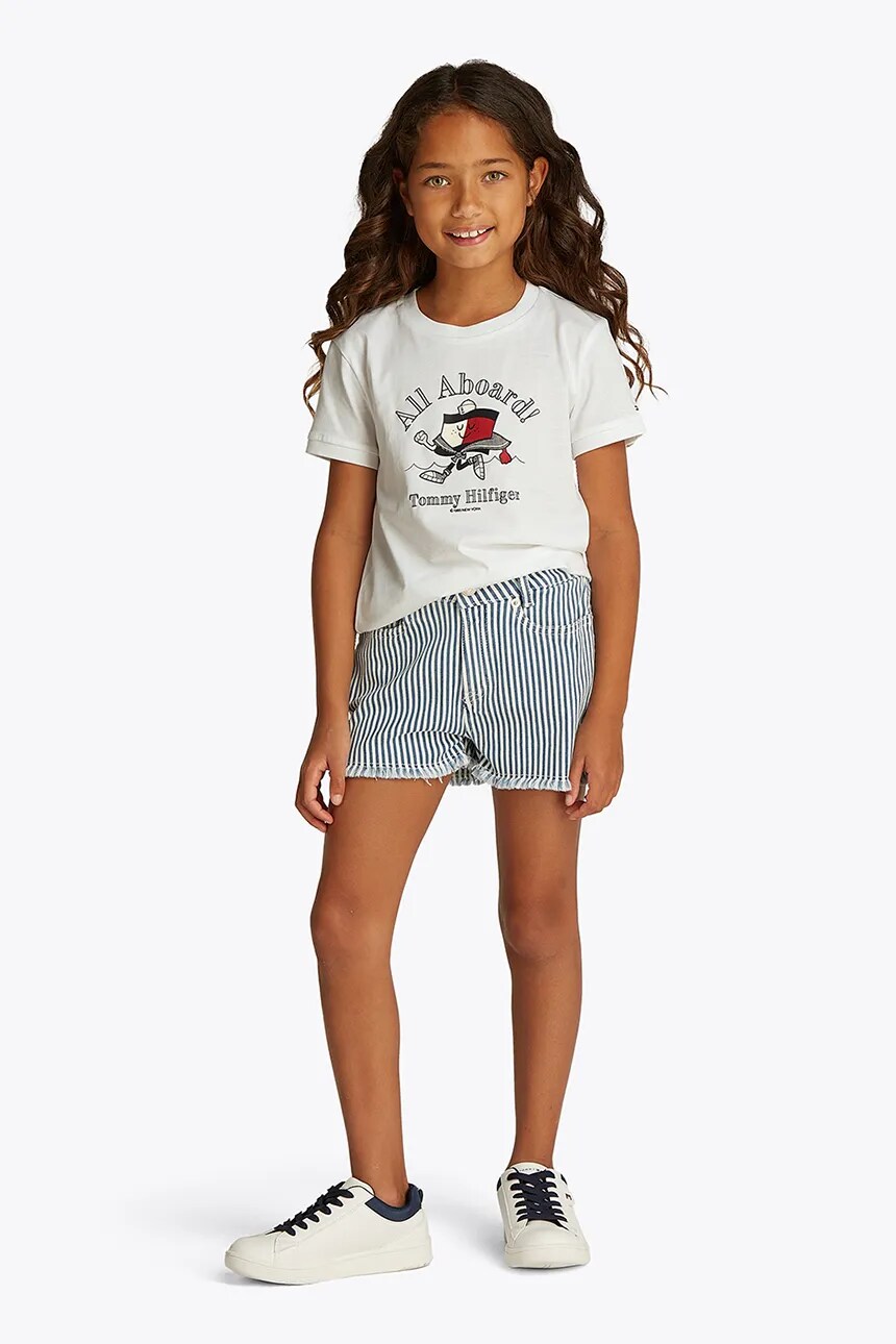 

Футболка детская хлопковая Tommy Hilfiger, белый