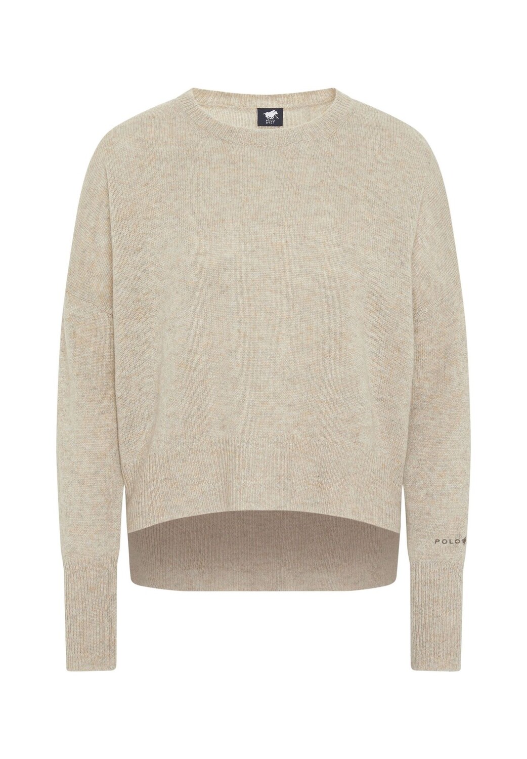 

Вязаный свитер с круглым вырезом POLO SYLT, цвет Oxford Tan Melange