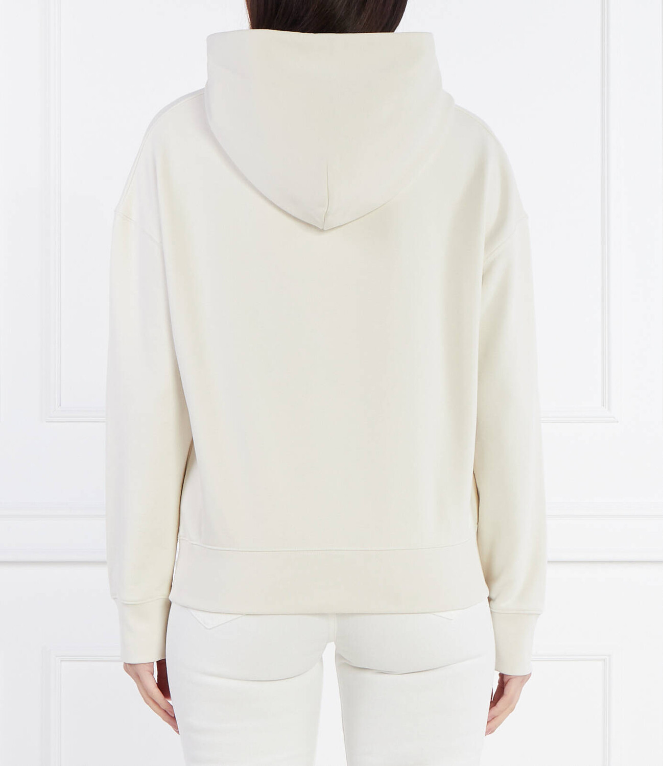 Толстовка Calvin Klein Regular Fit, экрю — фото 4
