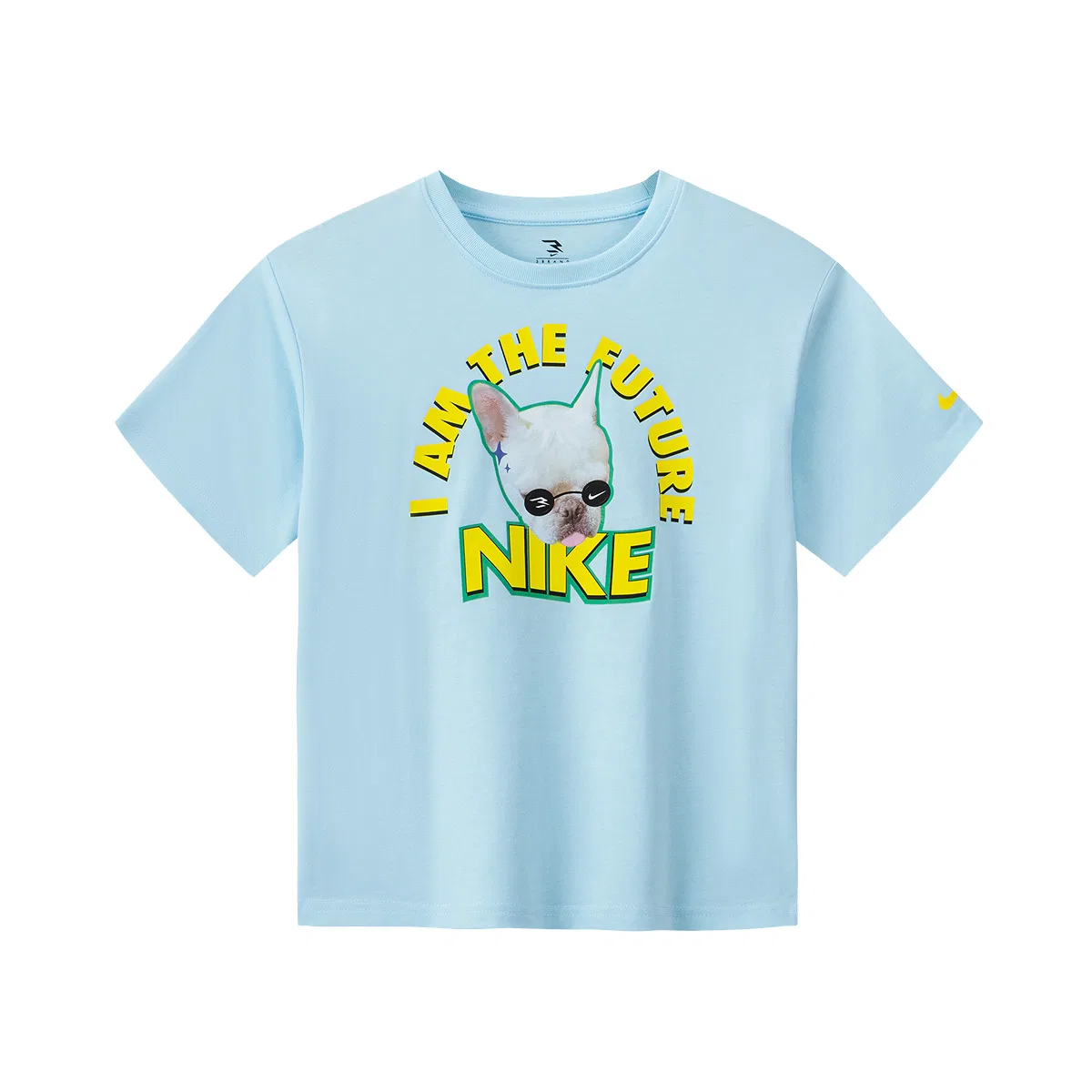 Футболка детская 3Brand с коротким рукавом, летняя Nike, Blue Ice