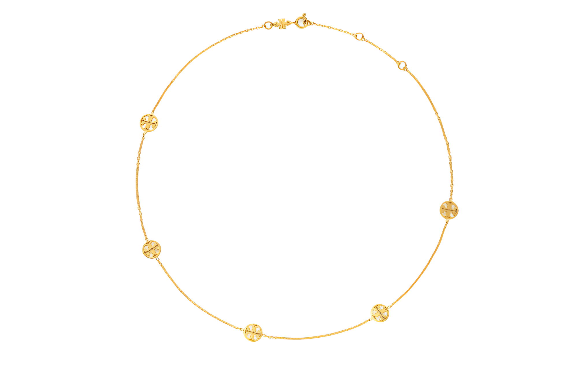 

Кулон Miller Logo с детализированным дизайном TORY BURCH, золотой