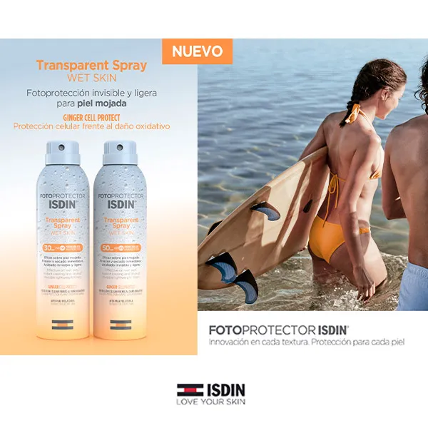 Солнцезащитный крем для тела Transparent Spray 50+ Isdin, 250 мл — фото 2