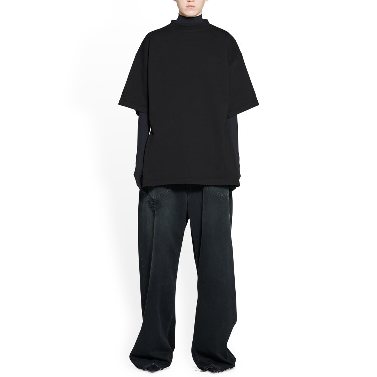 Футболка женская Balenciaga Fit Medium, черный — фото 3