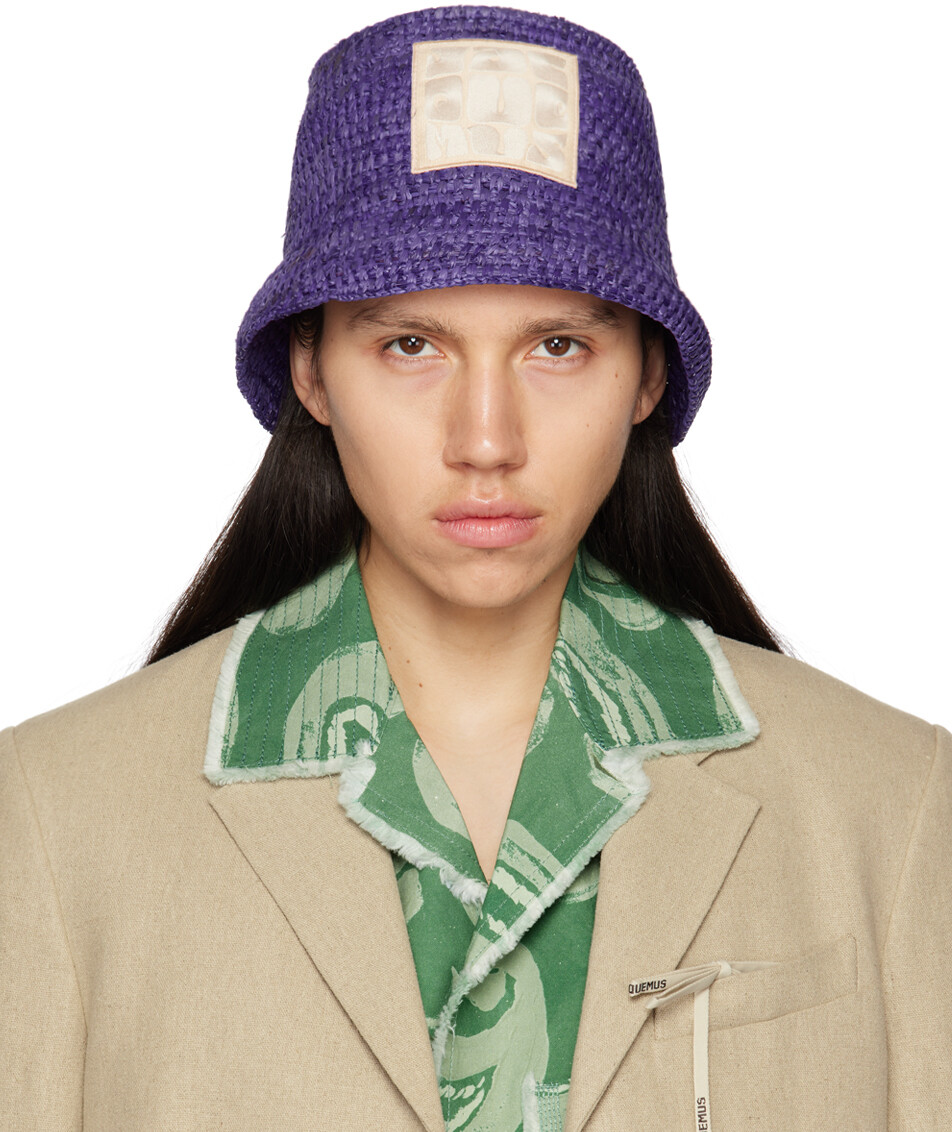 

Шляпа Le Raphia 'Le Bob Ficiu' JACQUEMUS, фиолетовый