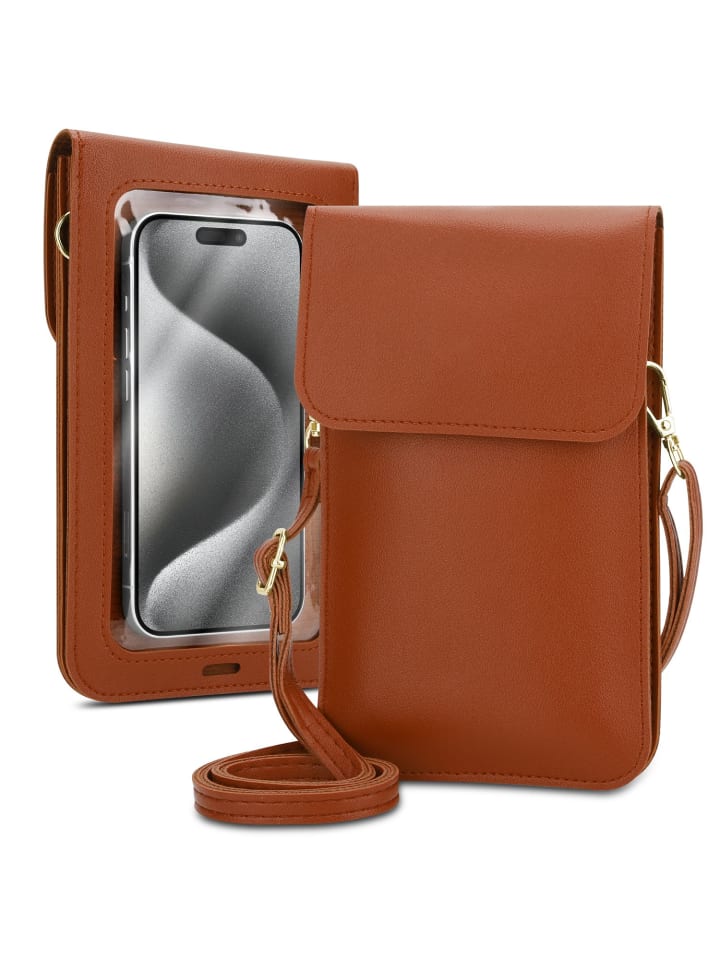 

Cadorabo Чехол для телефона Samsung Galaxy XCover PRO, сумка через плечо, коричневый