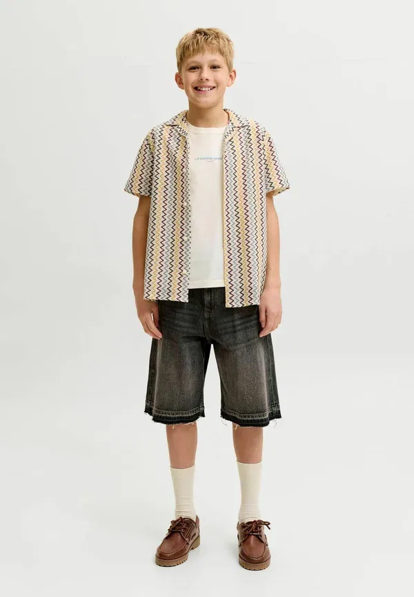 Джинсовые шорты Jack & Jones Junior, черный деним