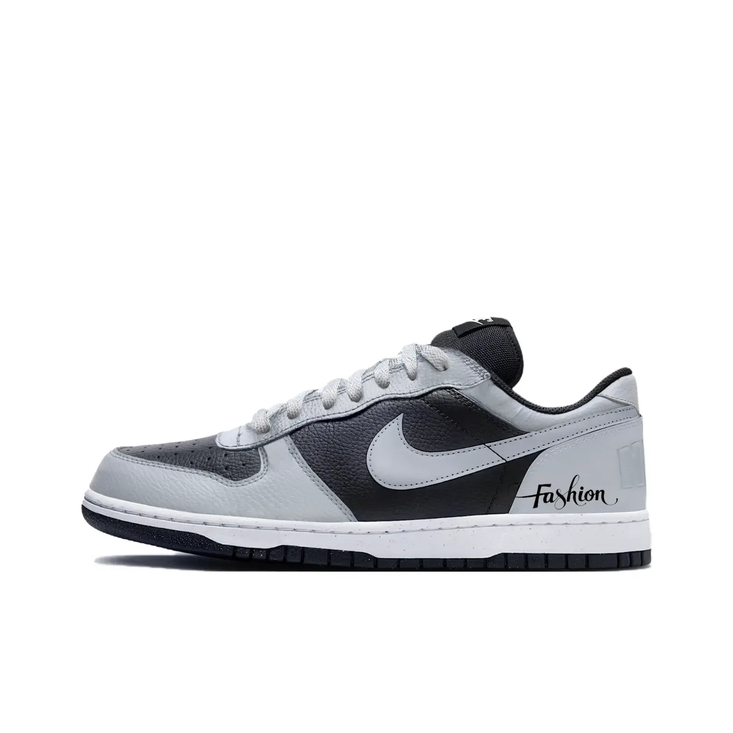 

Nike Big Shadow Gray Кожаные Амортизирующие Низкие Кроссовки для Скейтбординга Мужские Черный Серый