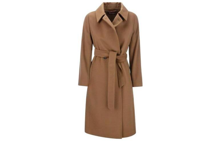 

Пальто с длинными рукавами и поясом от Max Mara Studio MaxMara Studio, Camel, Бежевый, Пальто с длинными рукавами и поясом от Max Mara Studio MaxMara Studio, Camel
