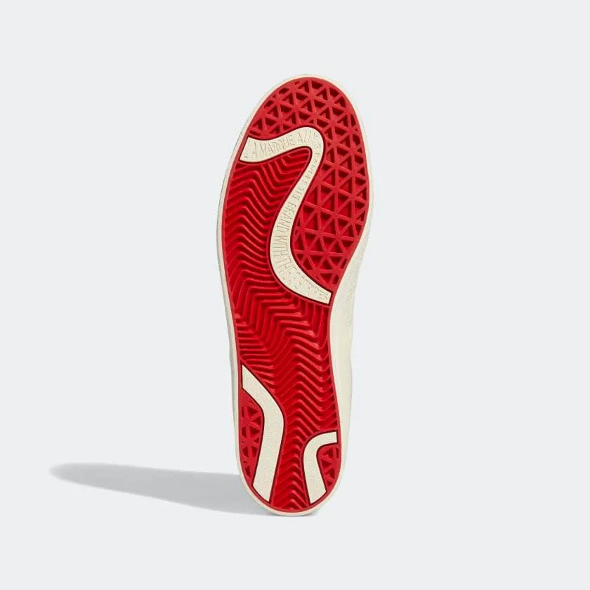 Мужские повседневные кроссовки Adidas Puig для дома на шнуровке - белые, кремовый — фото 3