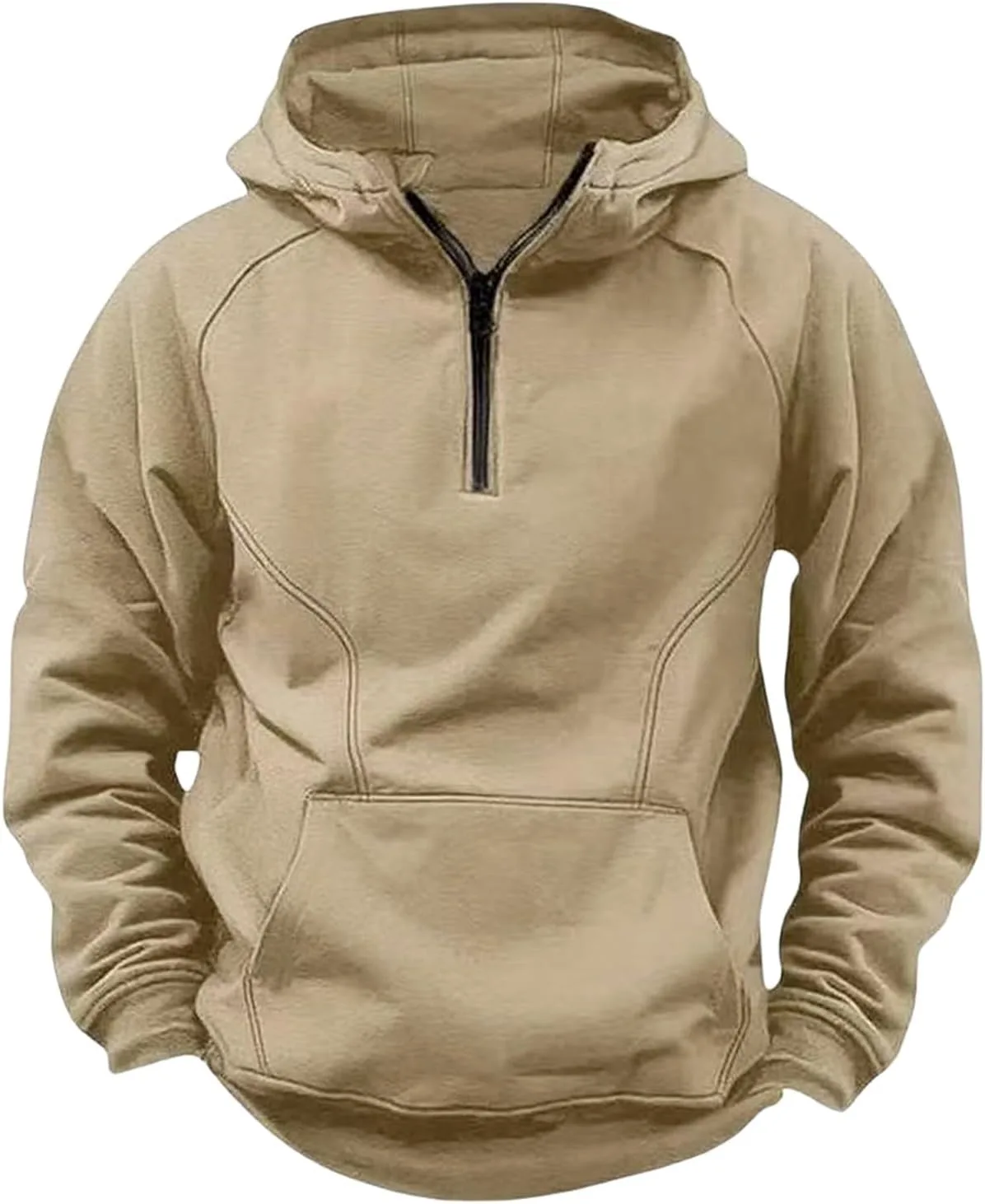 

Мужская винтажная тактическая толстовка с четвертью молнией RSZGSWS