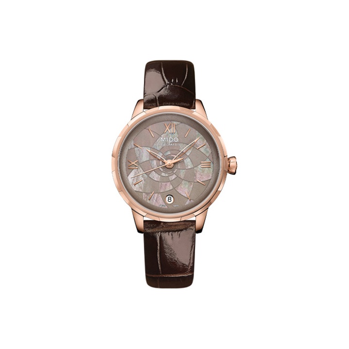 

MIDO Часы Women's Watch, Brown Strap Mother of Pearl Watch Dial