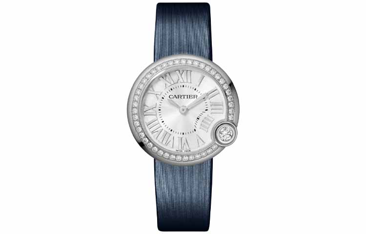 

Cartier Часы Women's White Balloon Collection Watch, Silver