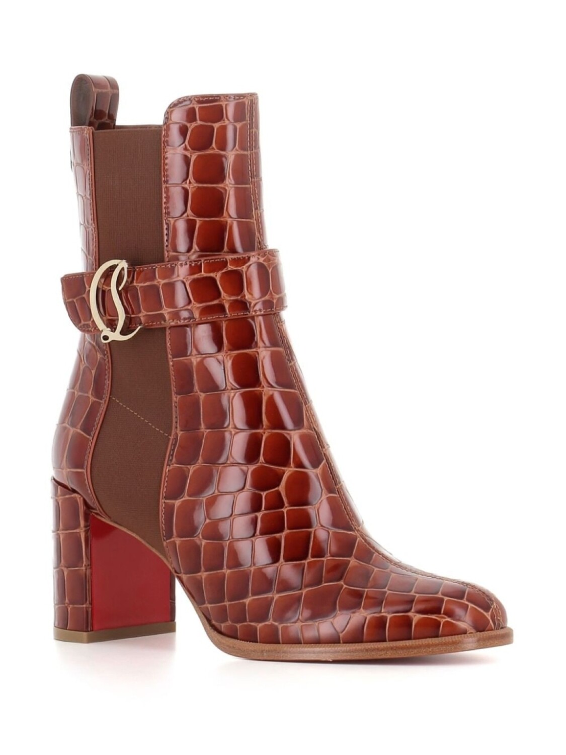 Christian Louboutin кожаные ботинки, коричневый — фото 2