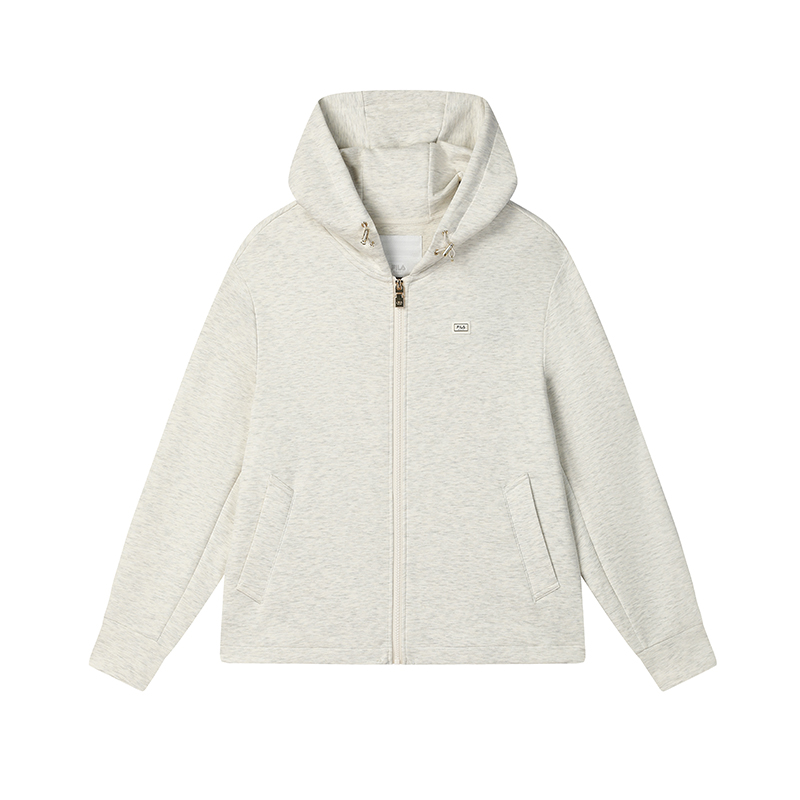 

FILA Куртка MILANO Collection женская светло-бежевая серый меланж, Light Khaki Heather Gray