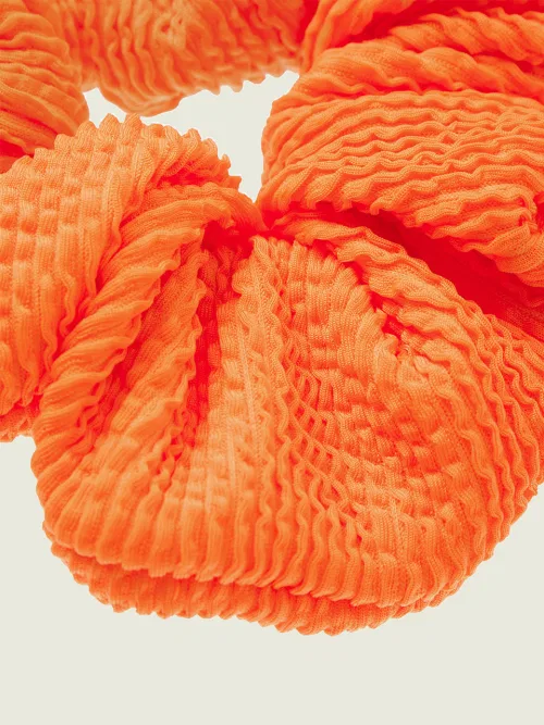 Резинка для волос Crinkle Scrunchie PSUCHE оранжевая — фото 2