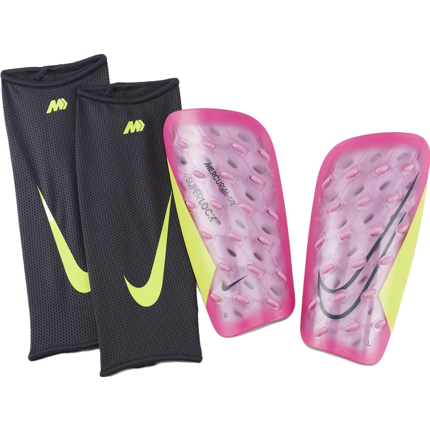 

Щитки Nike Soccer, цвет Pink spell/fluorescent/grill