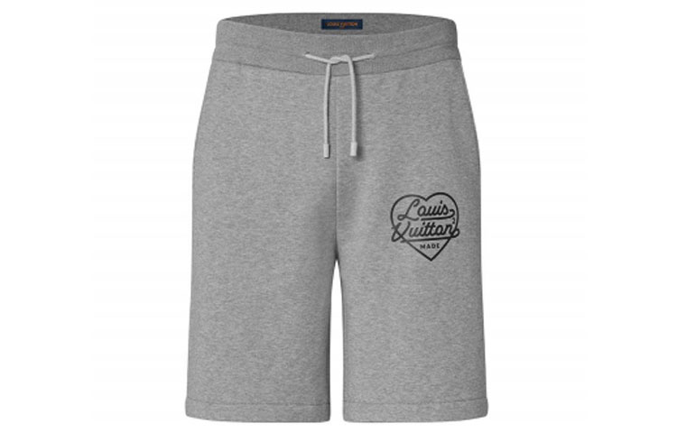 

Шорты X Nigo Printed Heart Short LOUIS VUITTON, серый